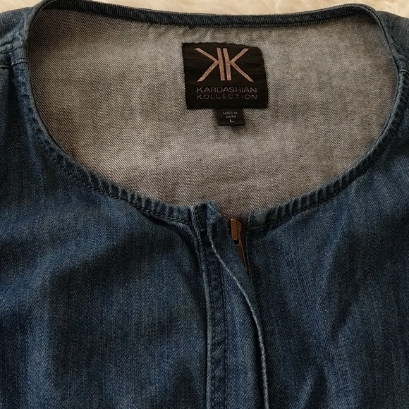 Denim stylish Kim Kardashian kollection jacket - Picture 3 of 4